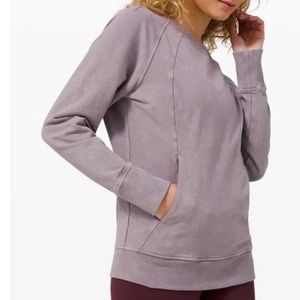Lululemon scuba sweater washed lunar rock